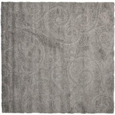 Safavieh 9 x 9 ft. Shag Power Loomed Square Area Rug, Grey SG455-8013-9SQ